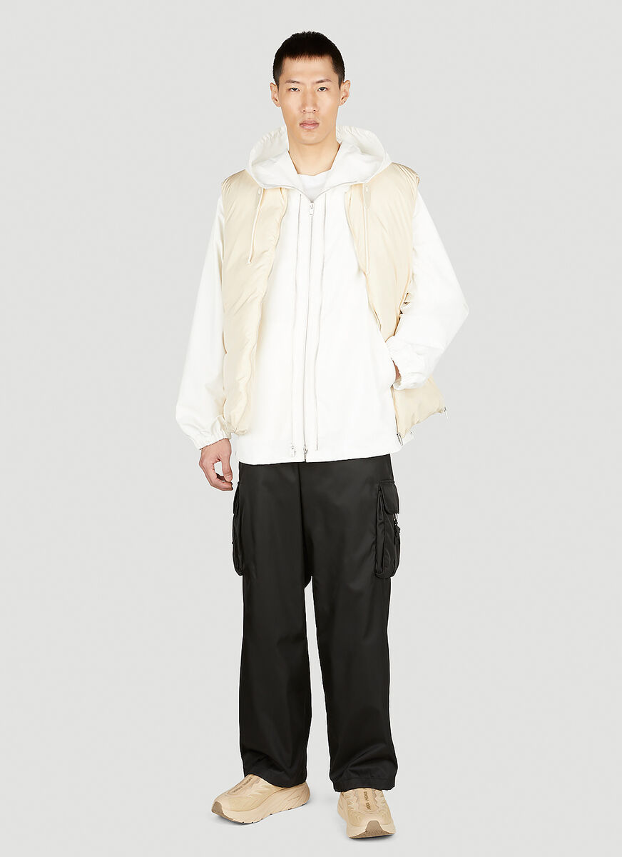 Jil Sander Two Hats And Casual Jackets In White