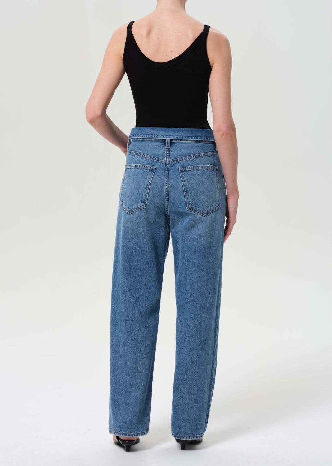Agolde Blue Echo Taper Jeans