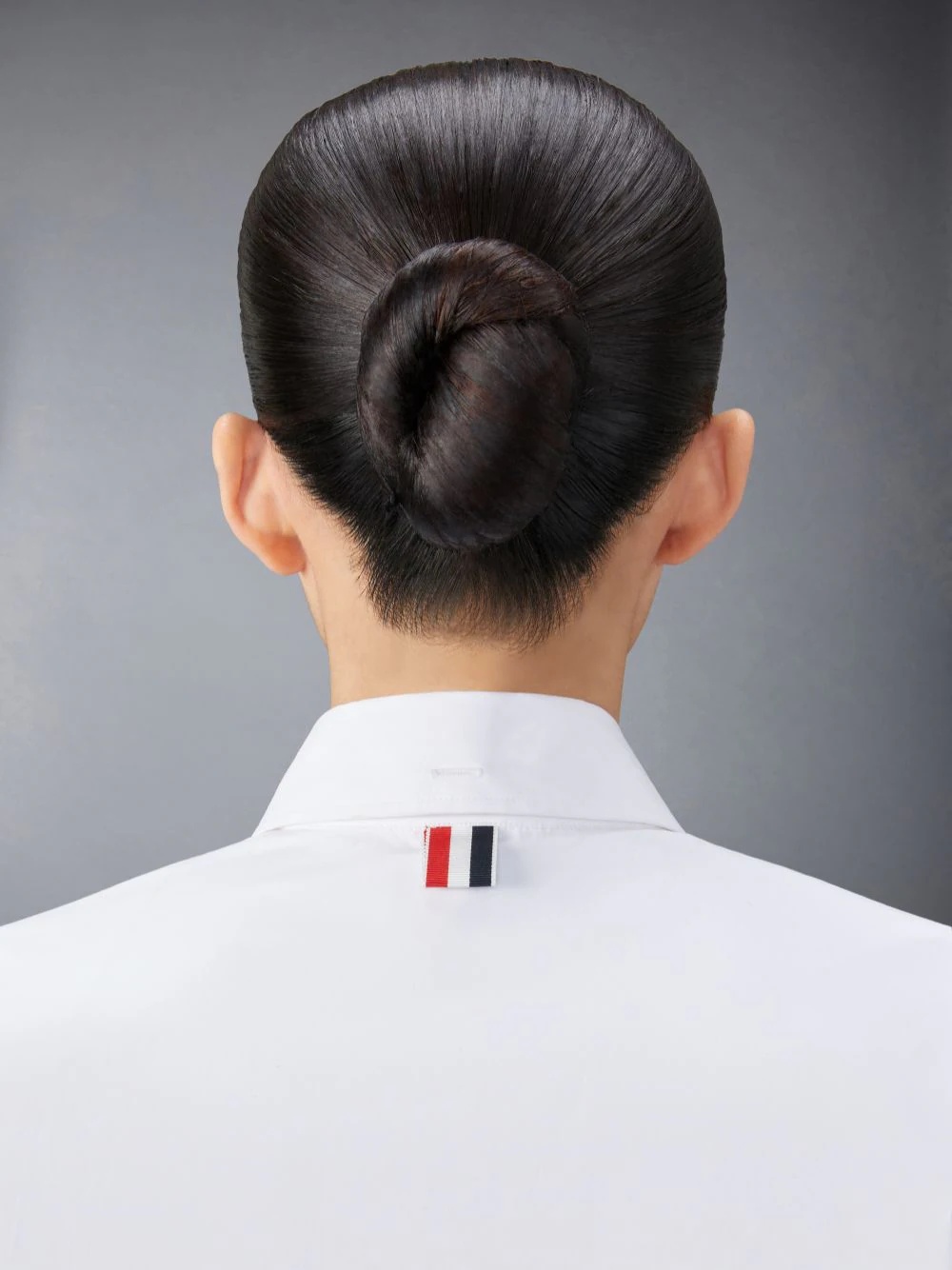 Thom Browne Rwb-stripe Cotton Shirt Dress - Women's - Cotton In White
