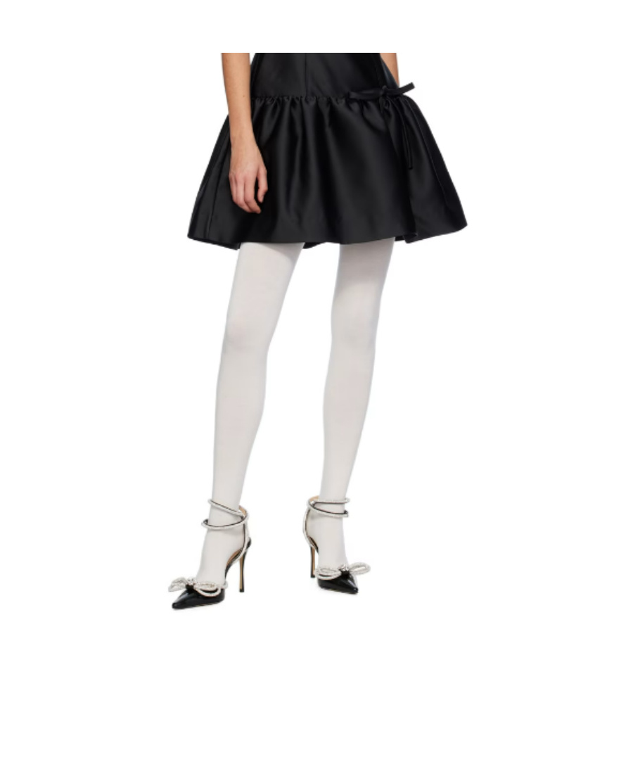 Mach&mach Pointed Knot High-heeled Shoes In Black