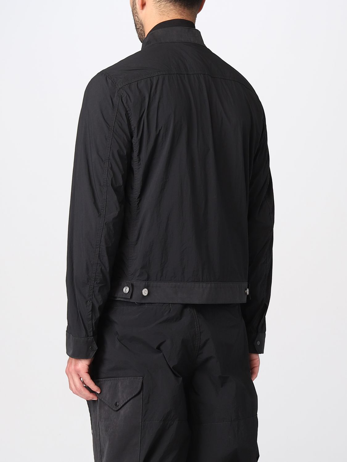 Ten C Long-sleeved Casual Jacket In Black