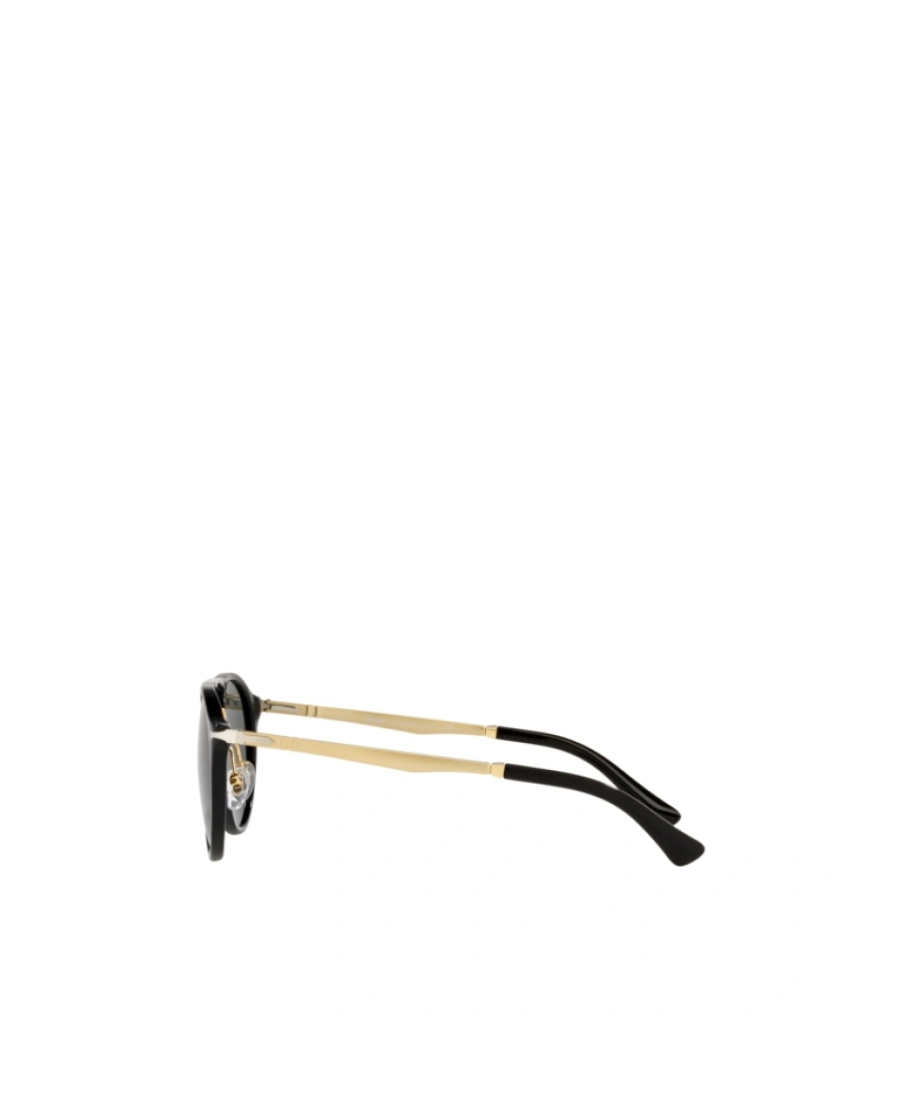 Persol Round Frame Double-bridge Sunglasses In Green