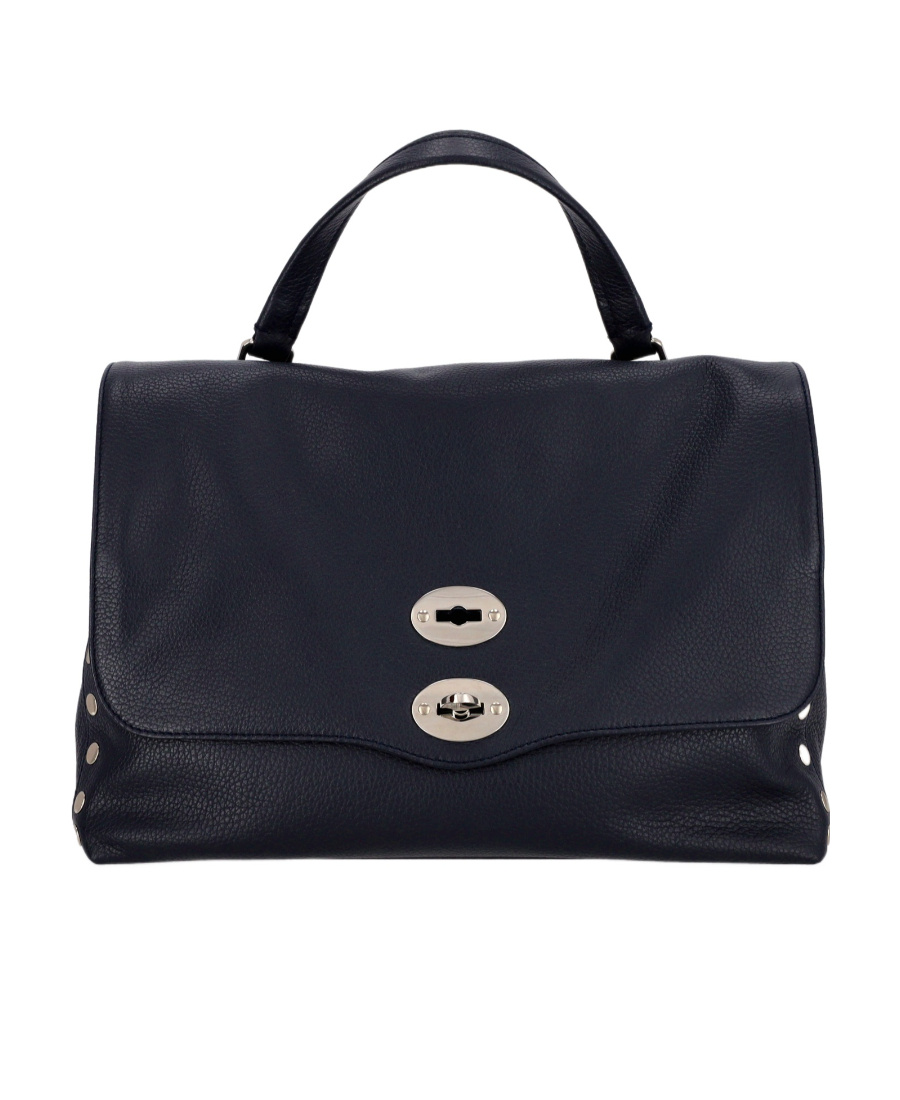 Zanellato Postina Daily Twist-lock Medium Tote Bag In Black