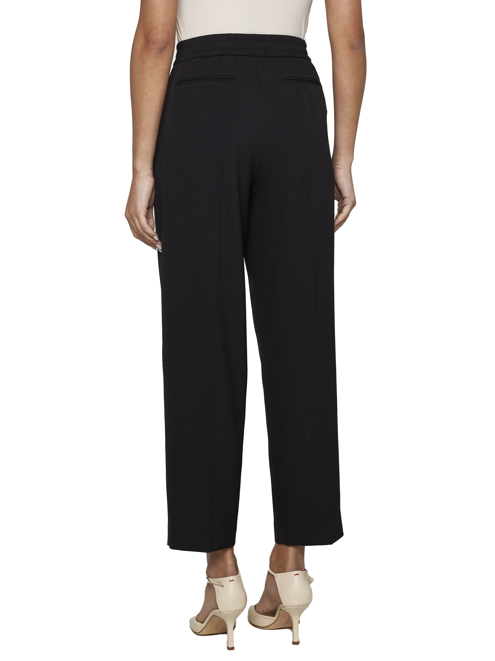 Pt Torino Tailored Fit Trousers In Black