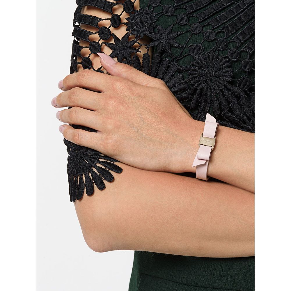 Ferragamo Vara Bow Bracelet In Pink