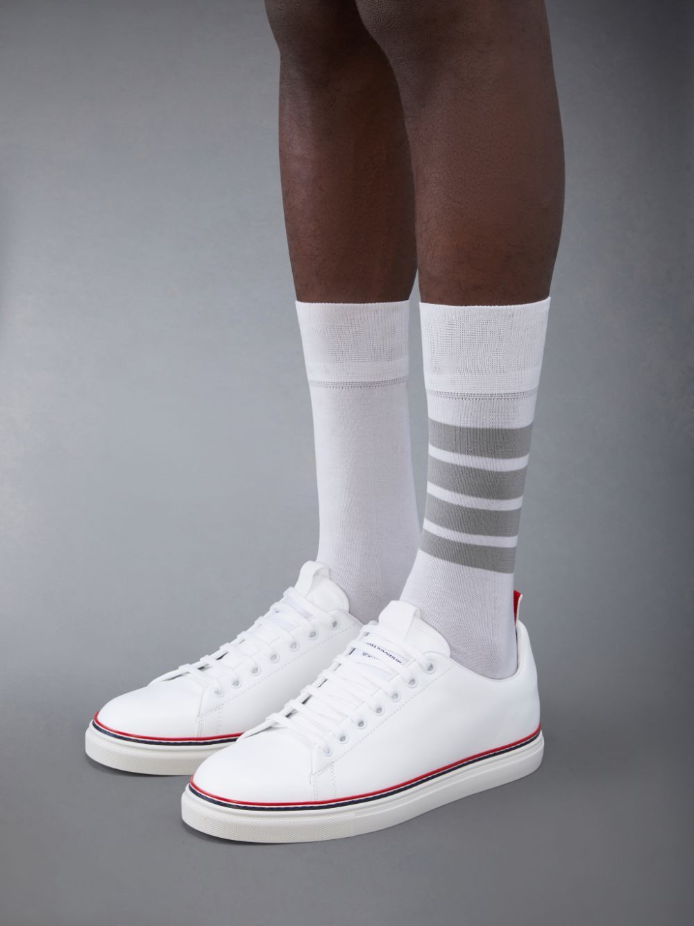 Thom Browne Round Head Low-cut Skate Shoes