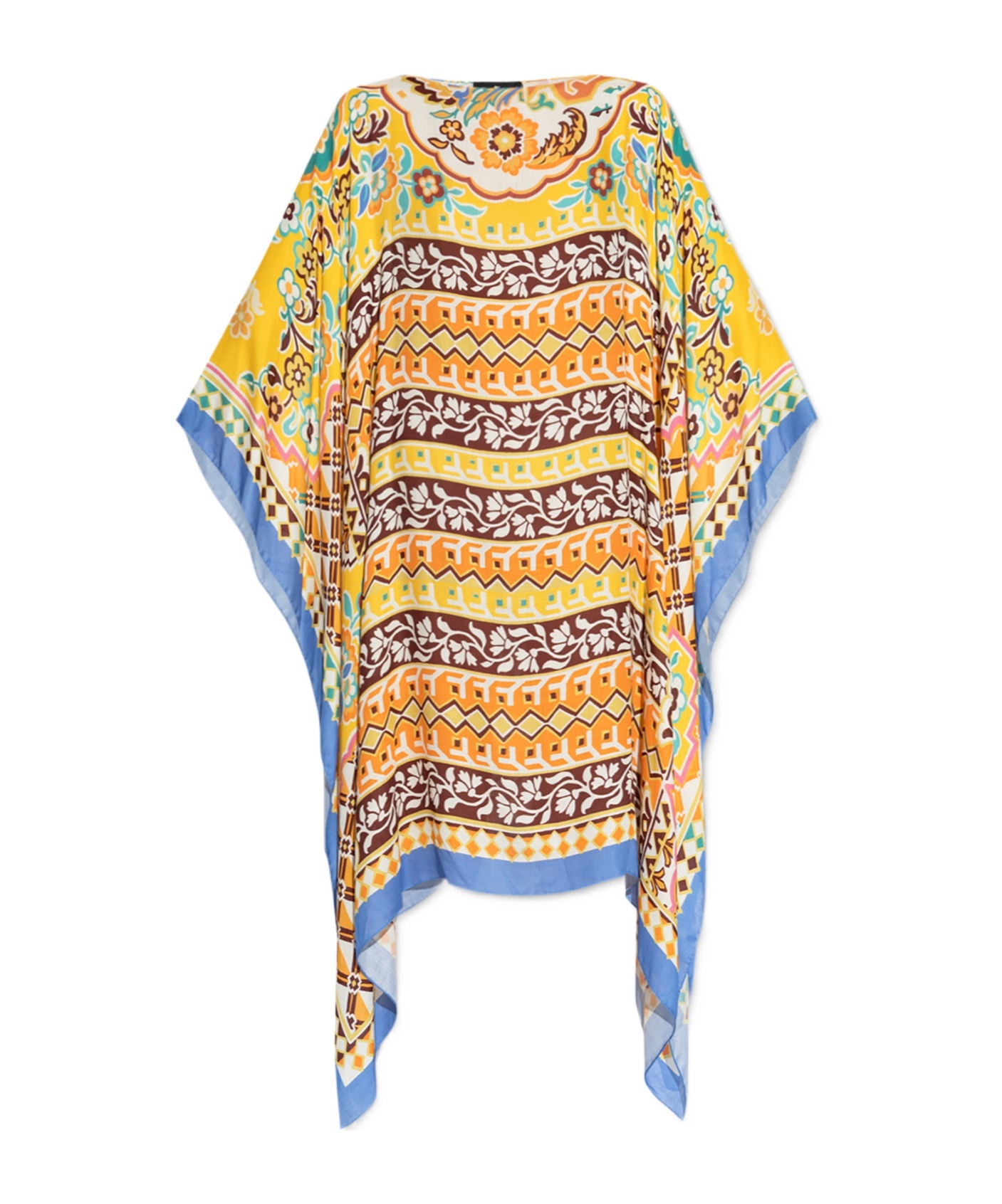 Etro Paisley Printed Beach Dress In Yellow