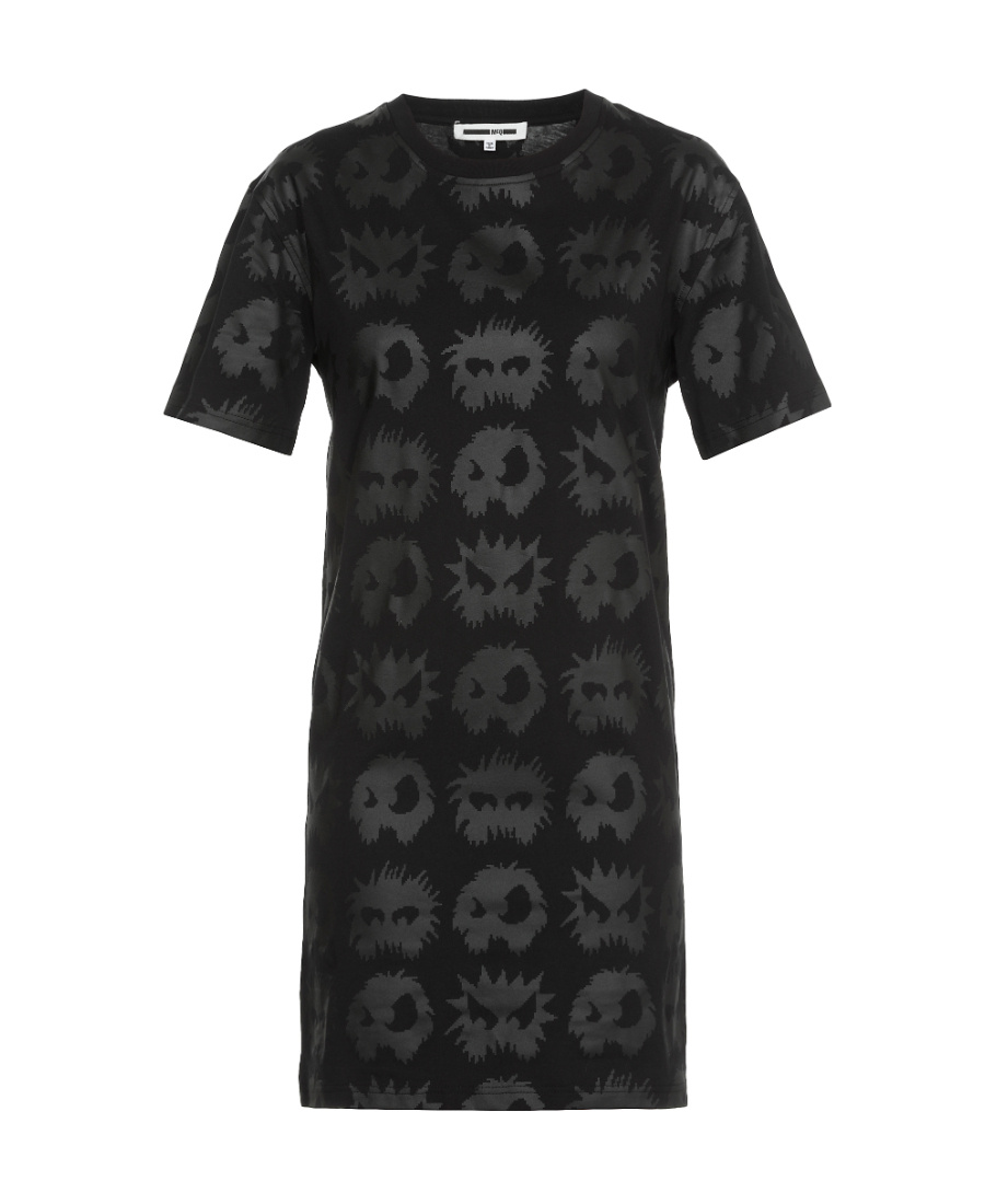 Mcq By Alexander Mcqueen Full Of Graffiti Dresses In Black