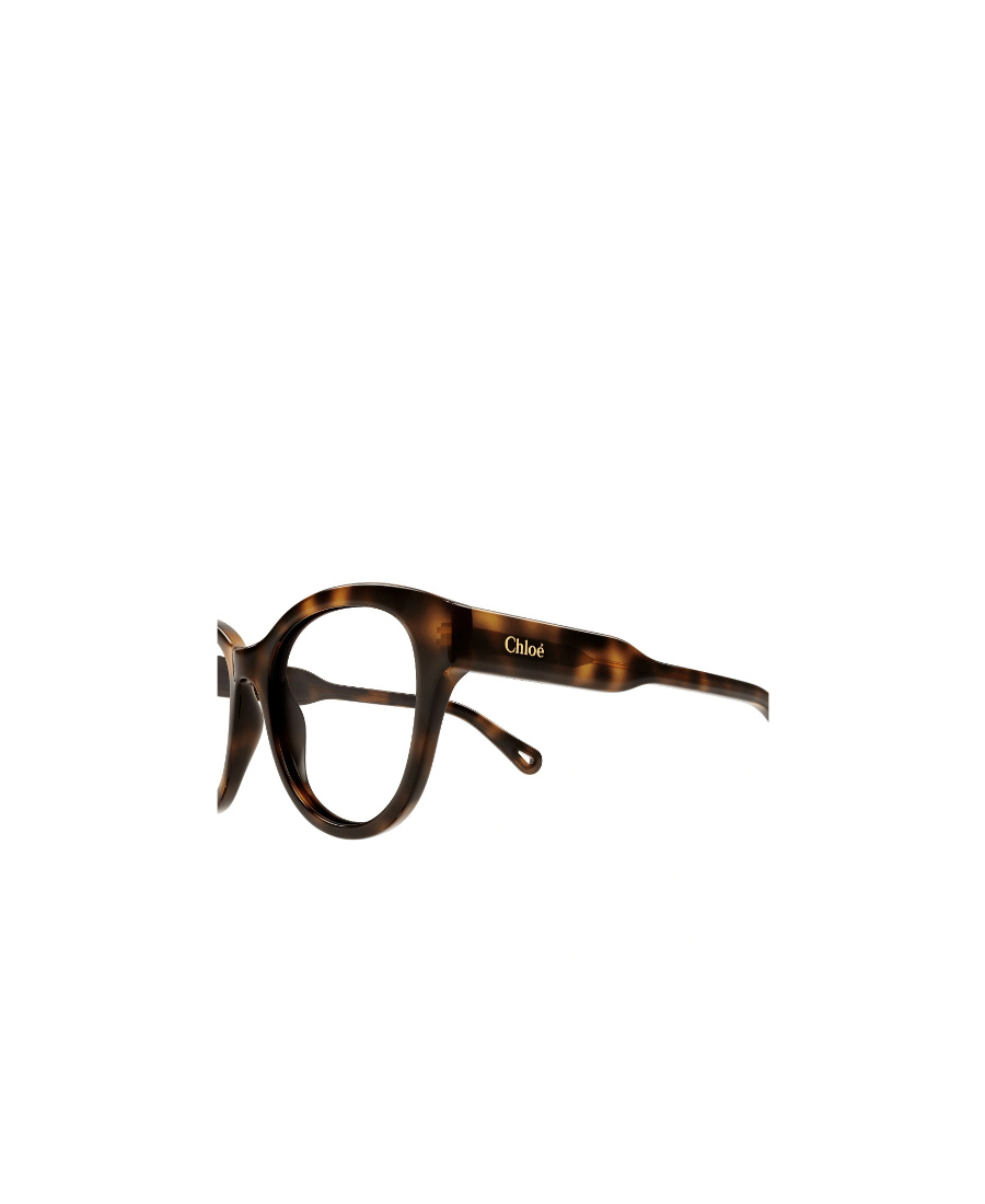 Chloé Eyewear Rectangular Frame Glasses In Brown