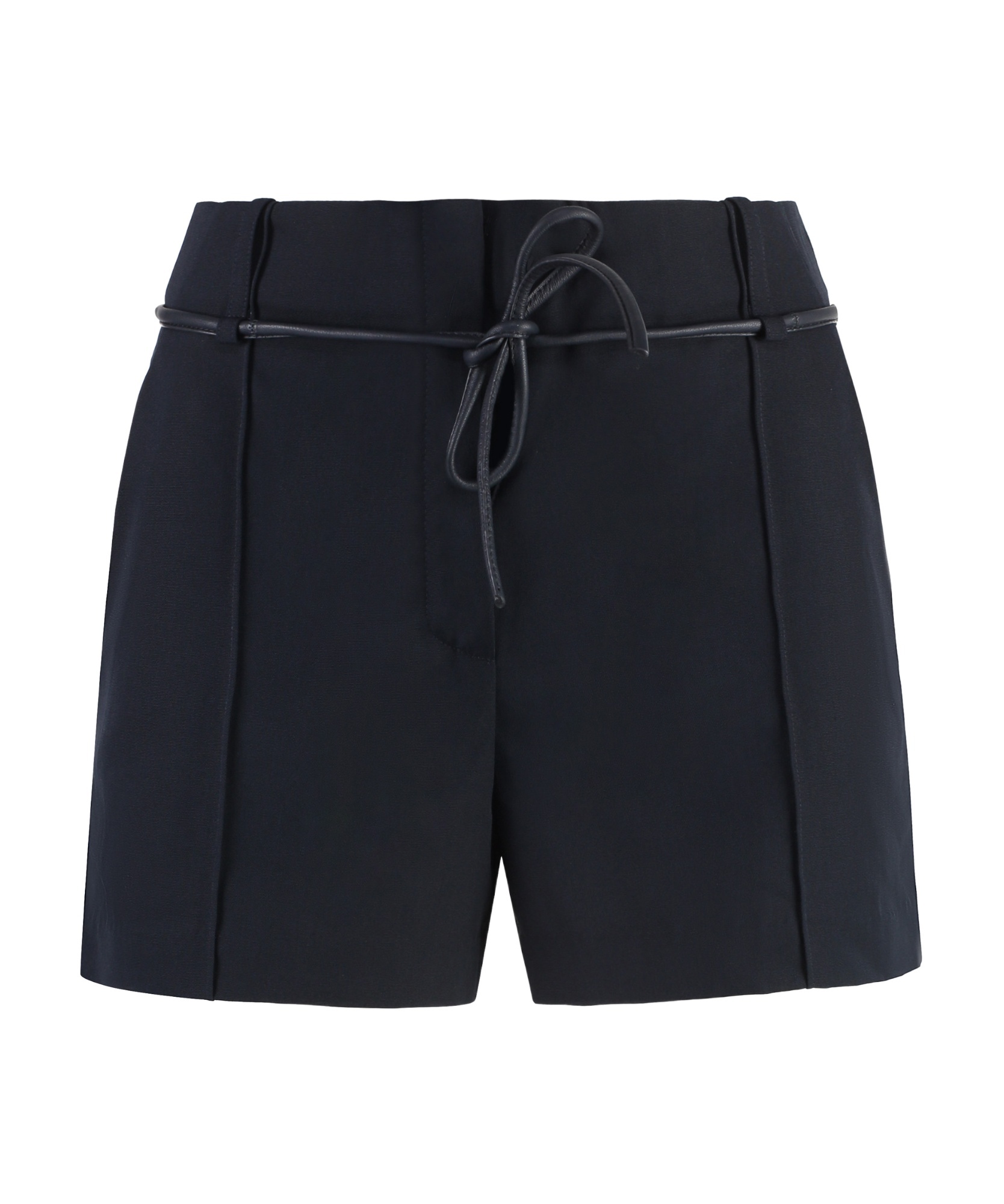 Shop Yves Salomon High-waist Shorts In Black