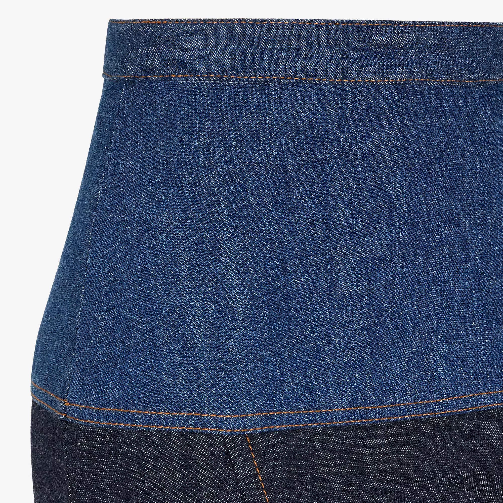 Fendi Jeans Skirt In Black