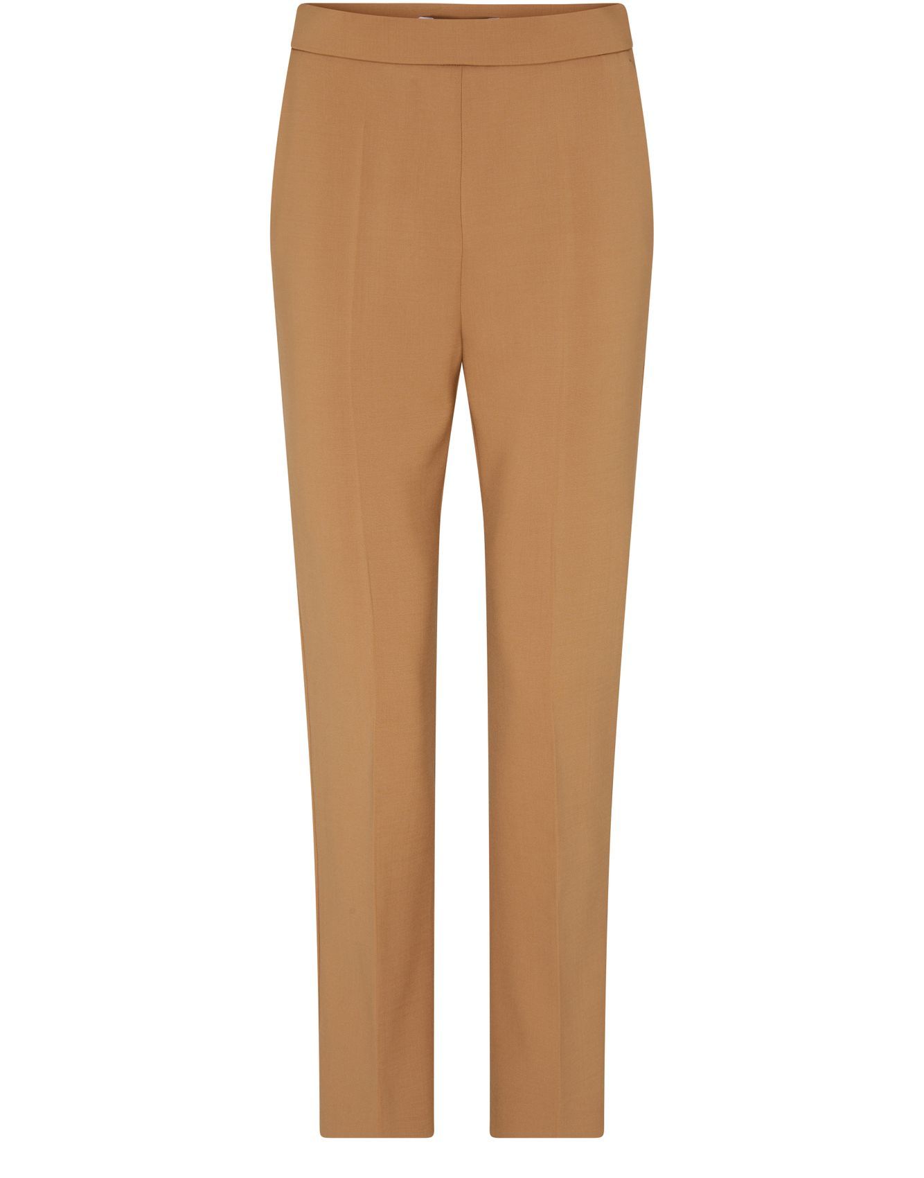 Max Mara Straight Casual Pants In Brown