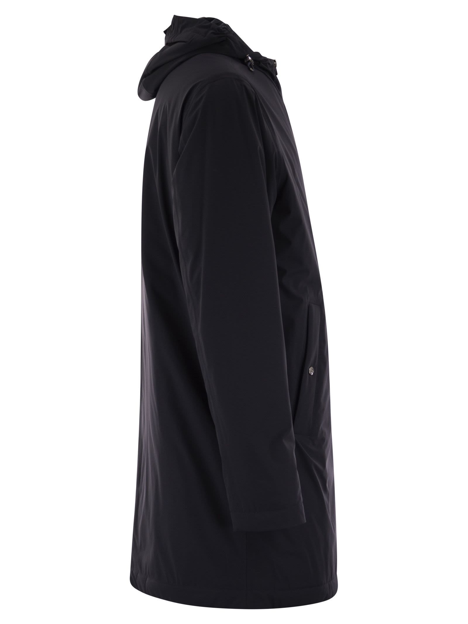 Herno Hooded Casual Jacket In Multi