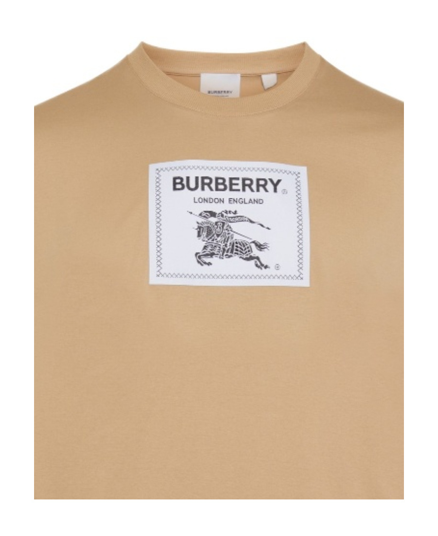 BURBERRY LOGO-PRINT DETAIL T-SHIRT