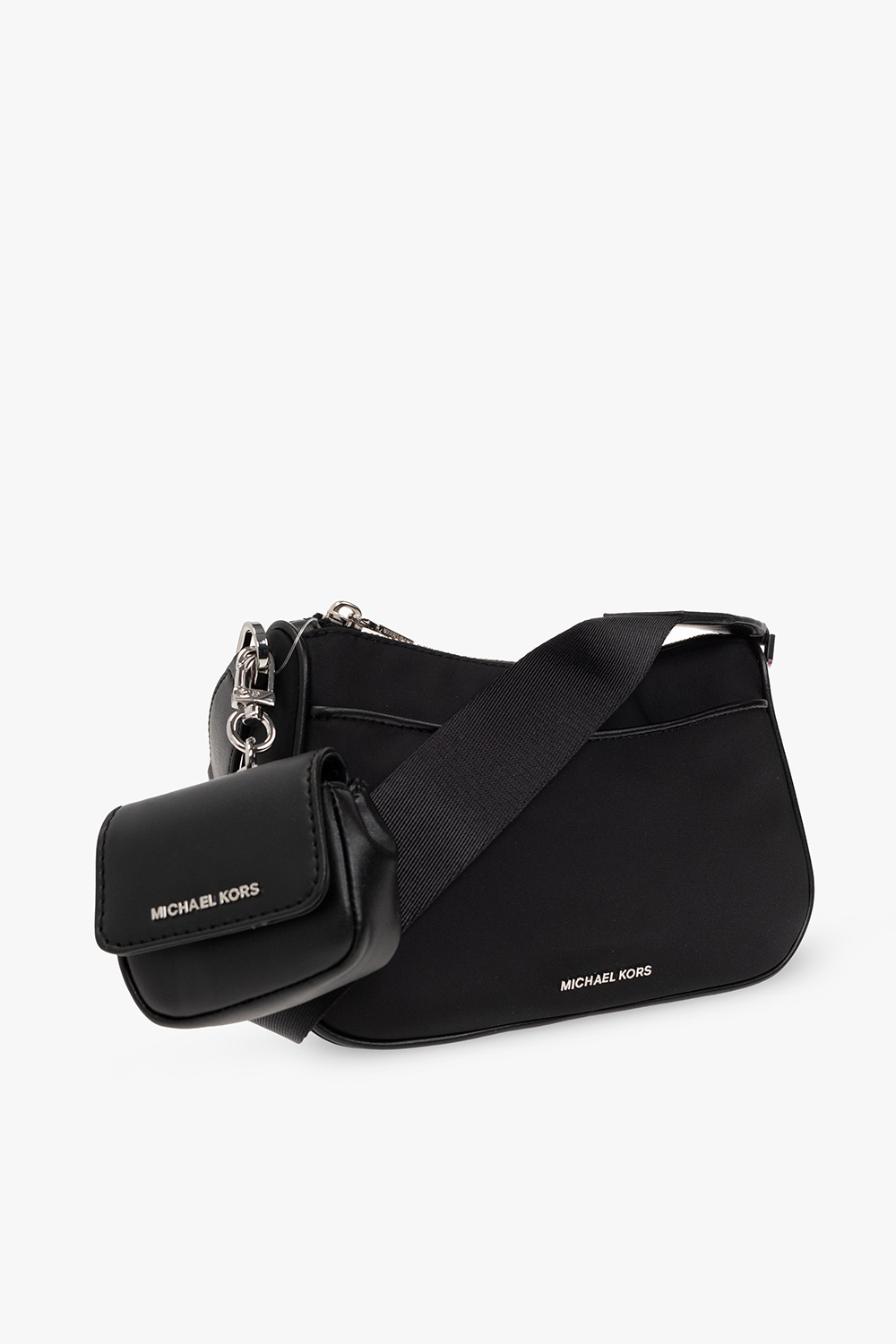 Michael Michael Kors Logo Lettering Crossbody Bag In Black