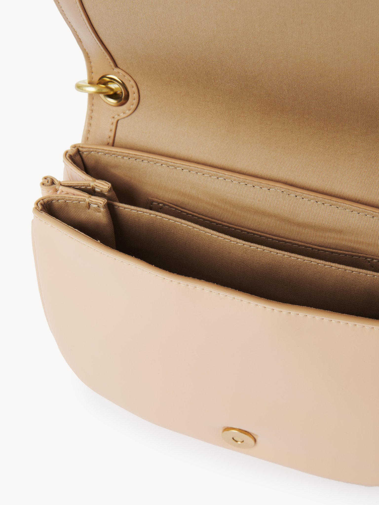 See By Chloé Logo Shoulder Bag In Nude