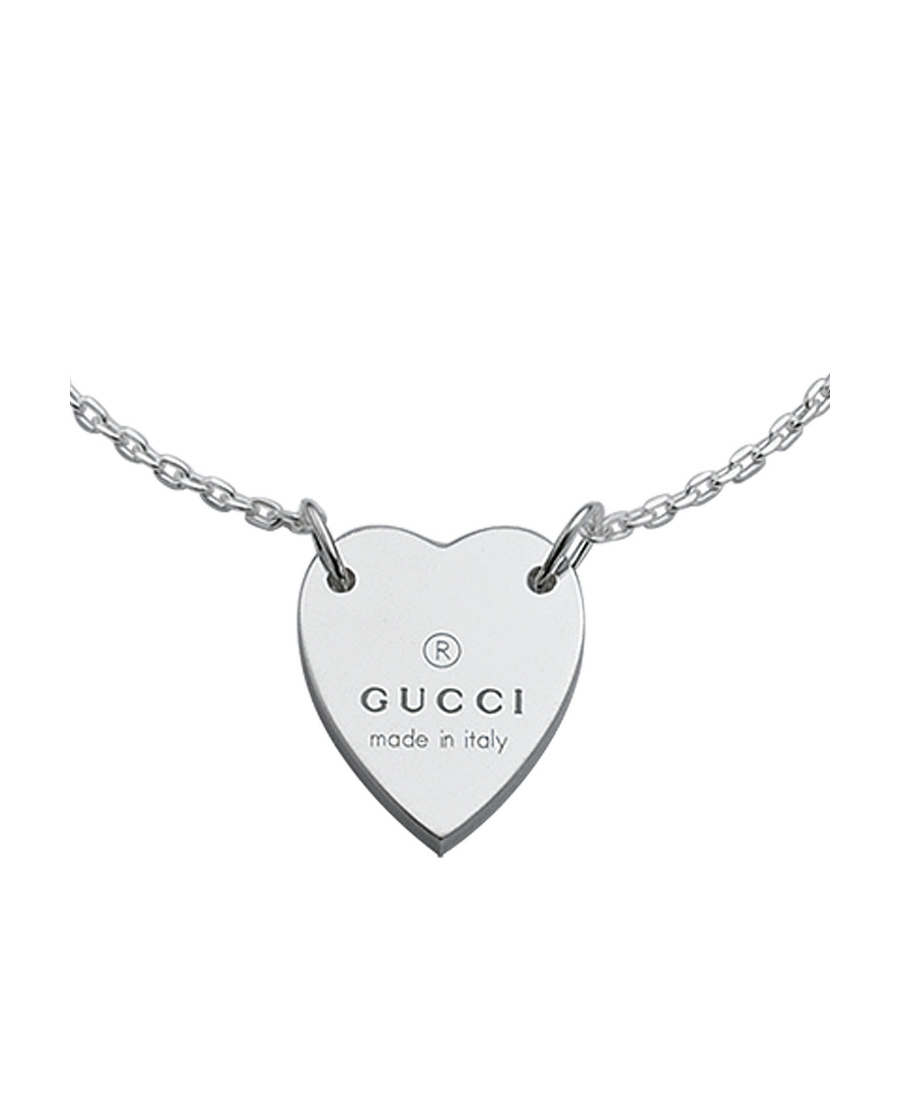GUCCI TRADEMARK CARVED HEART-SHAPED BRACELET