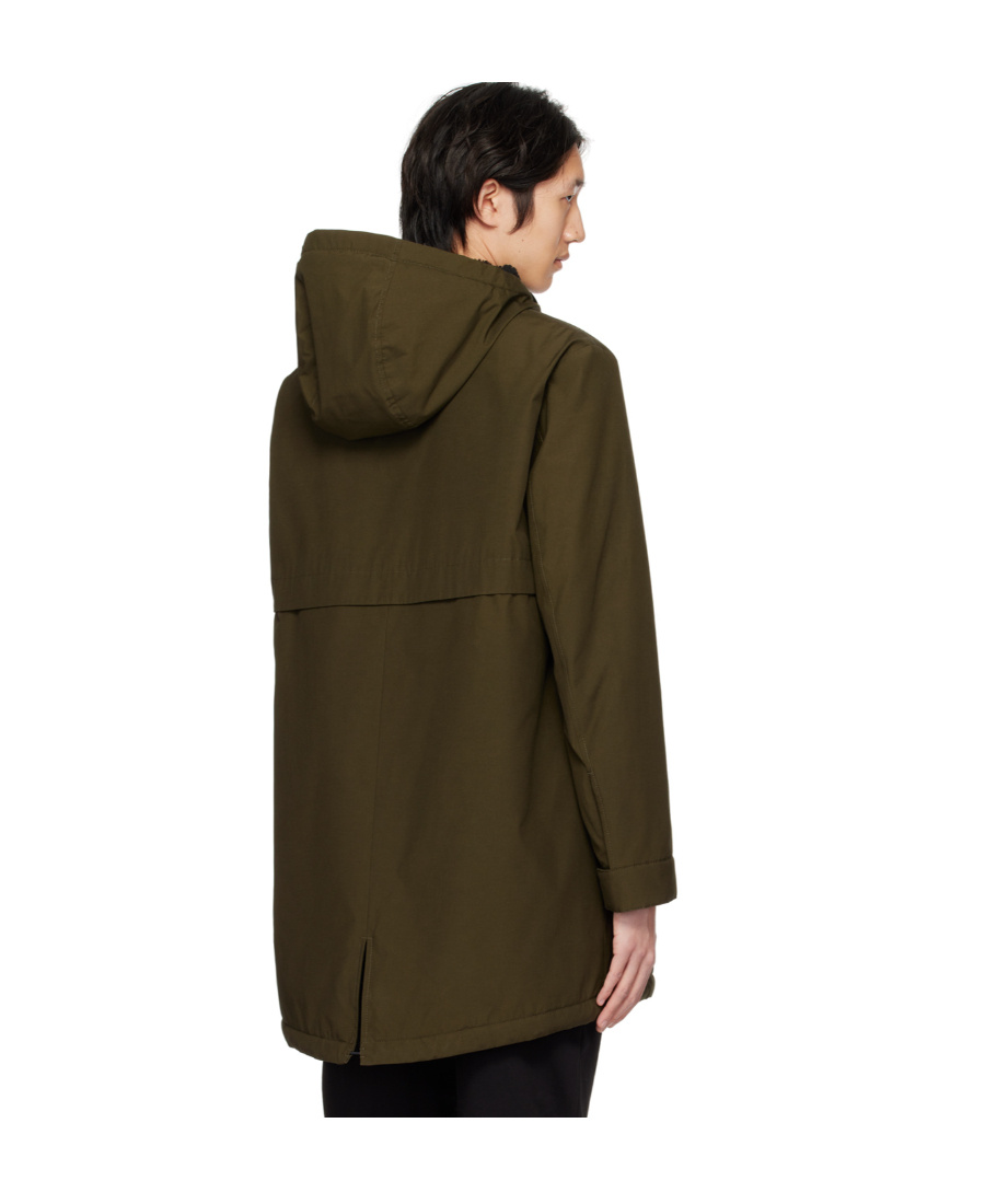 Hugo Boss Rope-drawn Casual Jacket In Green