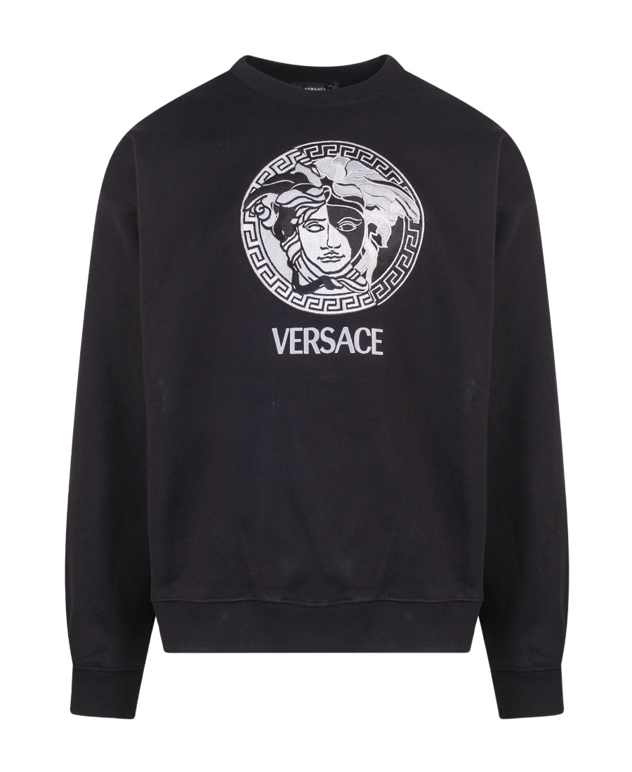 VERSACE MEDUSA EMBROIDERED SWEATSHIRT