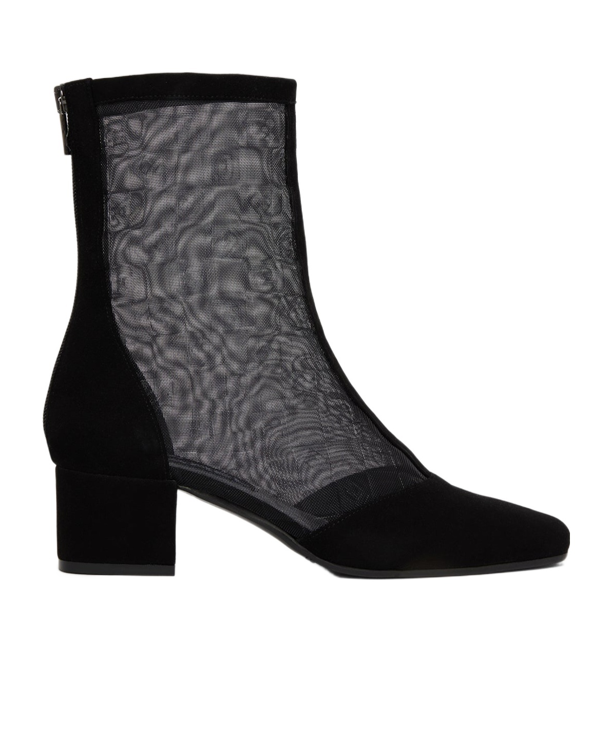 Carel Paris Mesh Short Boots In Black