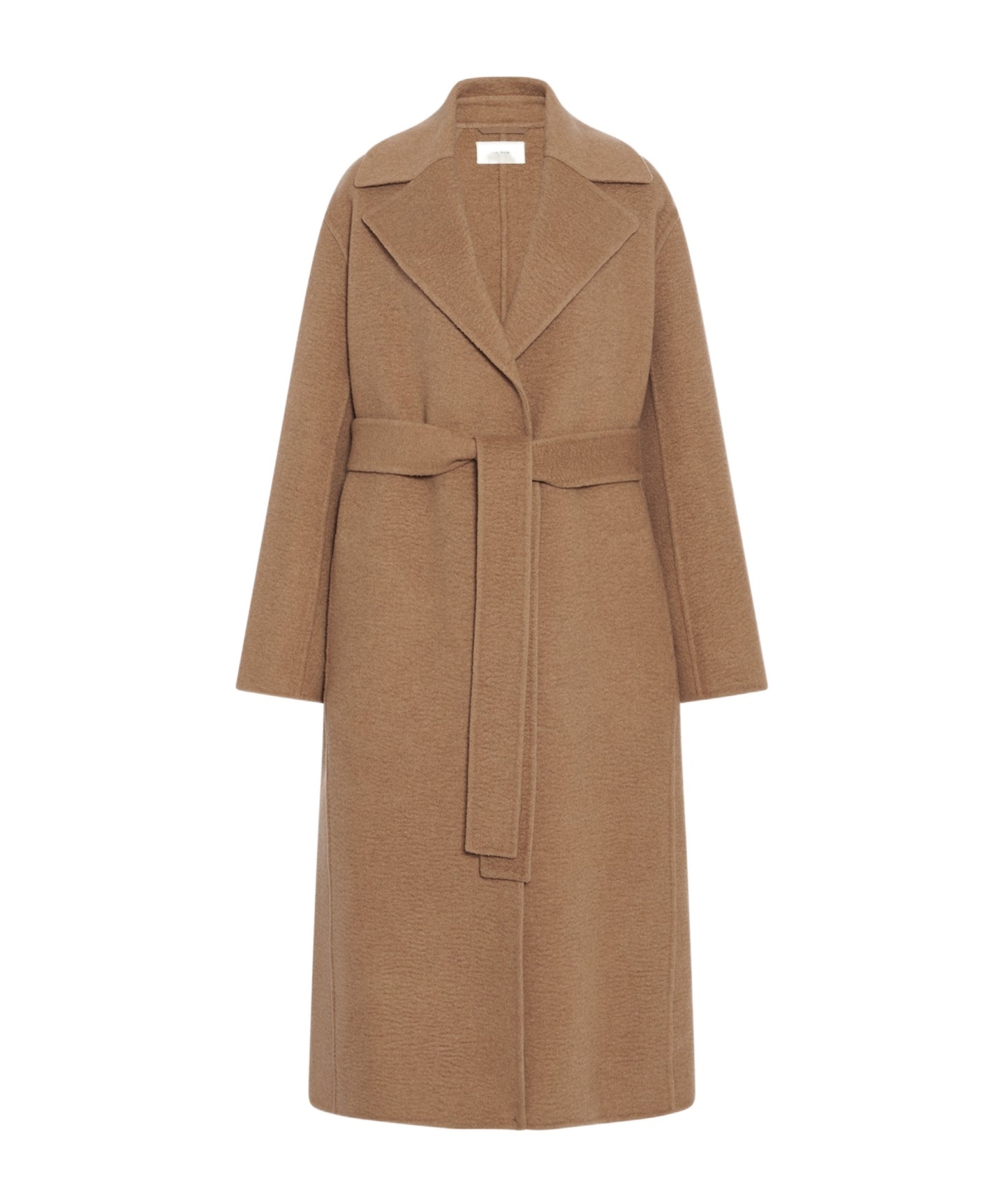 The Row Long-sleeved Cashmere Coat In Brown