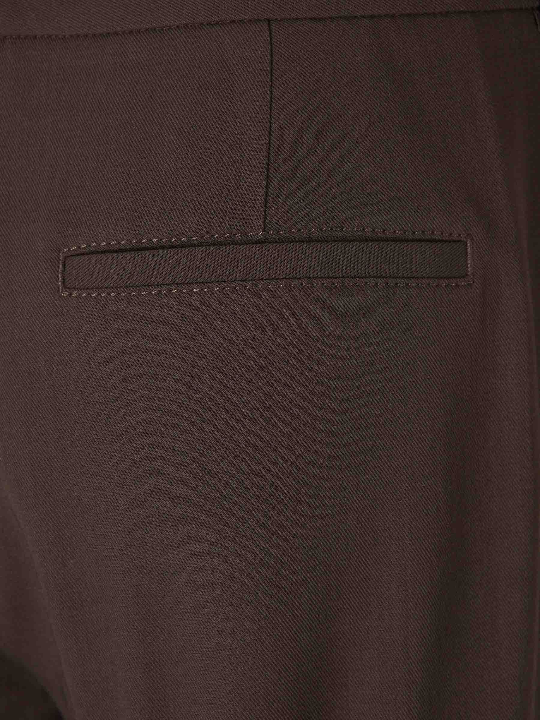 Shop Peserico Tailored Trousers In Black