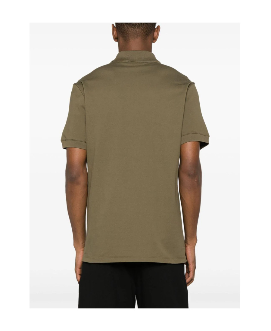 Alexander Mcqueen Graffiti Logo-embroidered Polo Shirt In Green