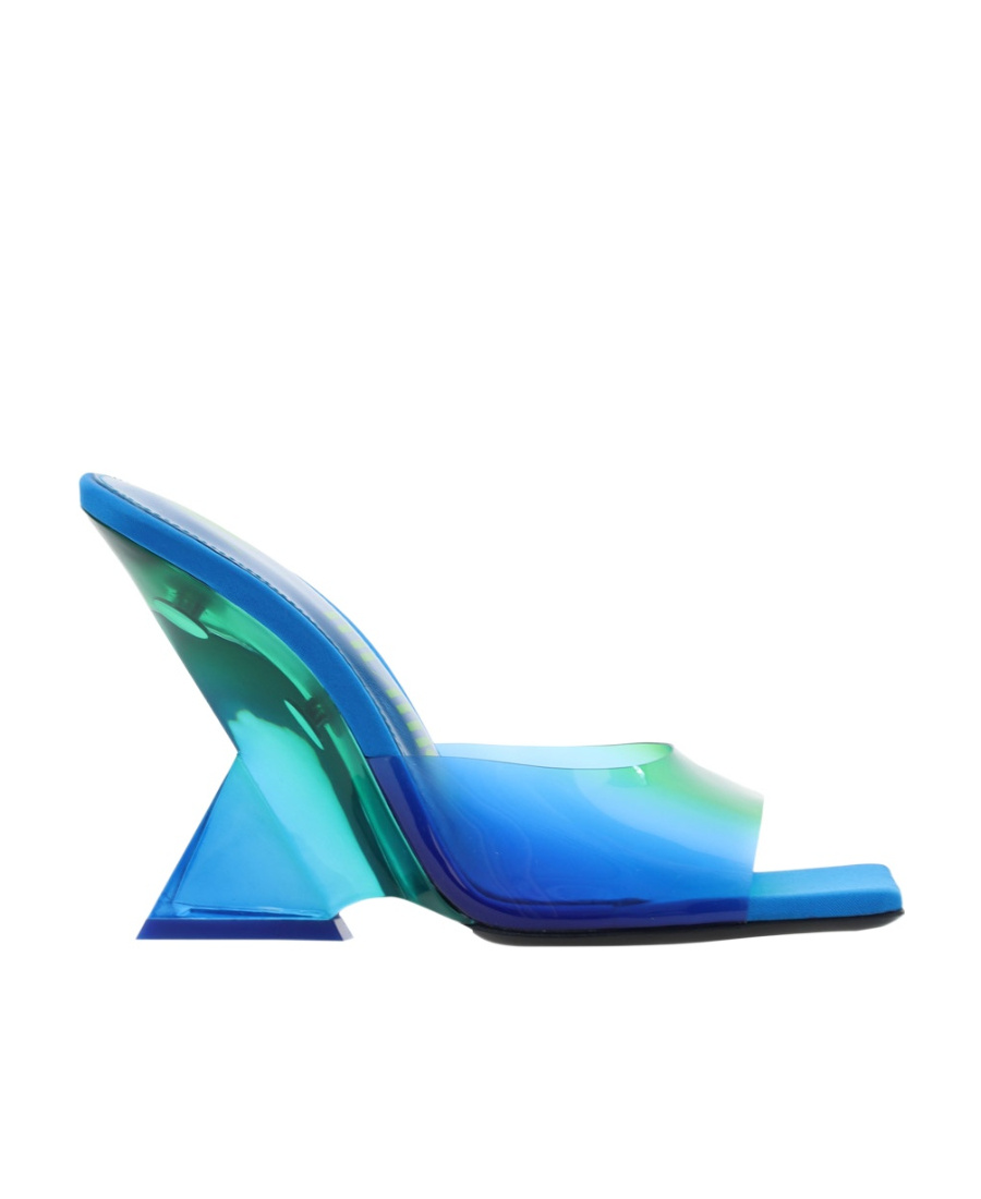 Attico Cheope 105mm Gradient-effect Mules In Blue
