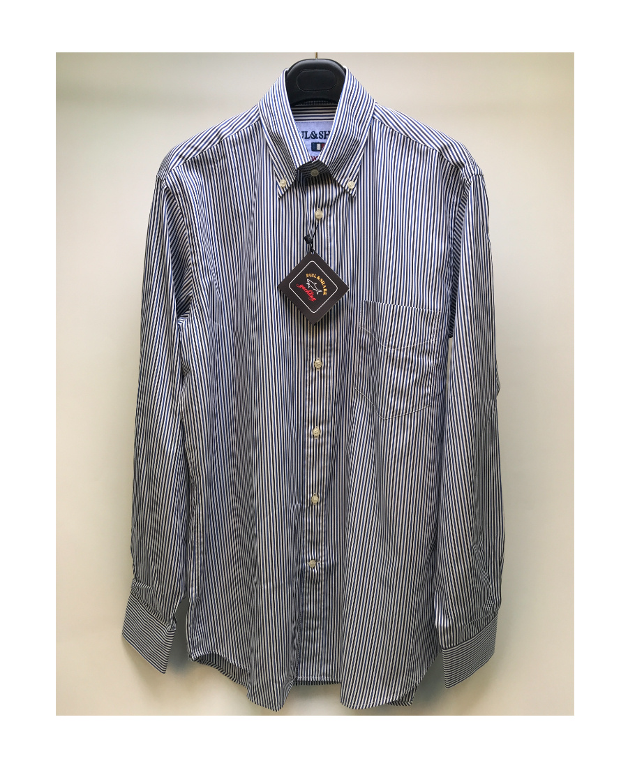 PAUL & SHARK LAPEL LONG-SLEEVED SHIRT