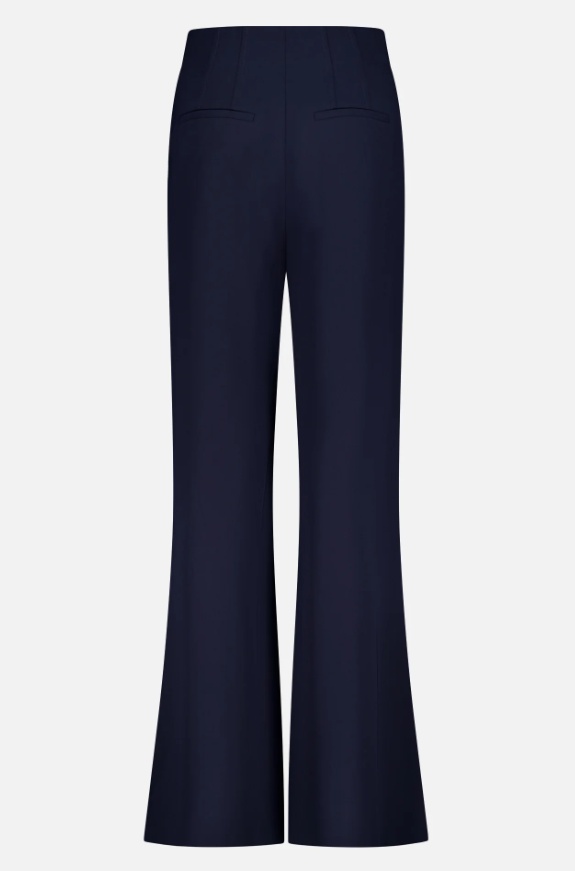 Veronica Beard Elin Contrast Stitch Pant In Multi