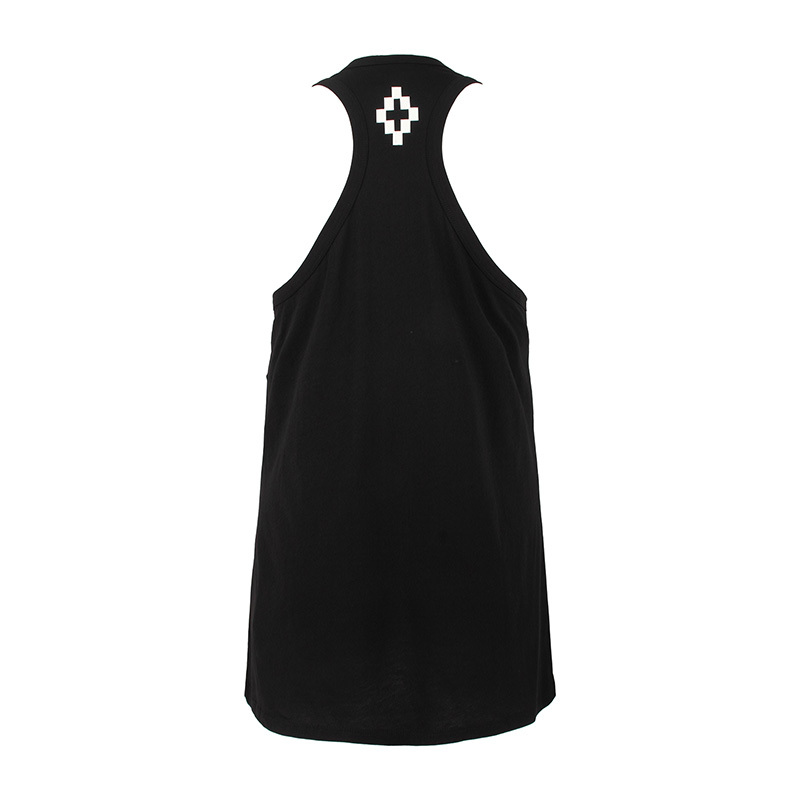 Marcelo Burlon County Of Milan Logo Vest Dress In Black