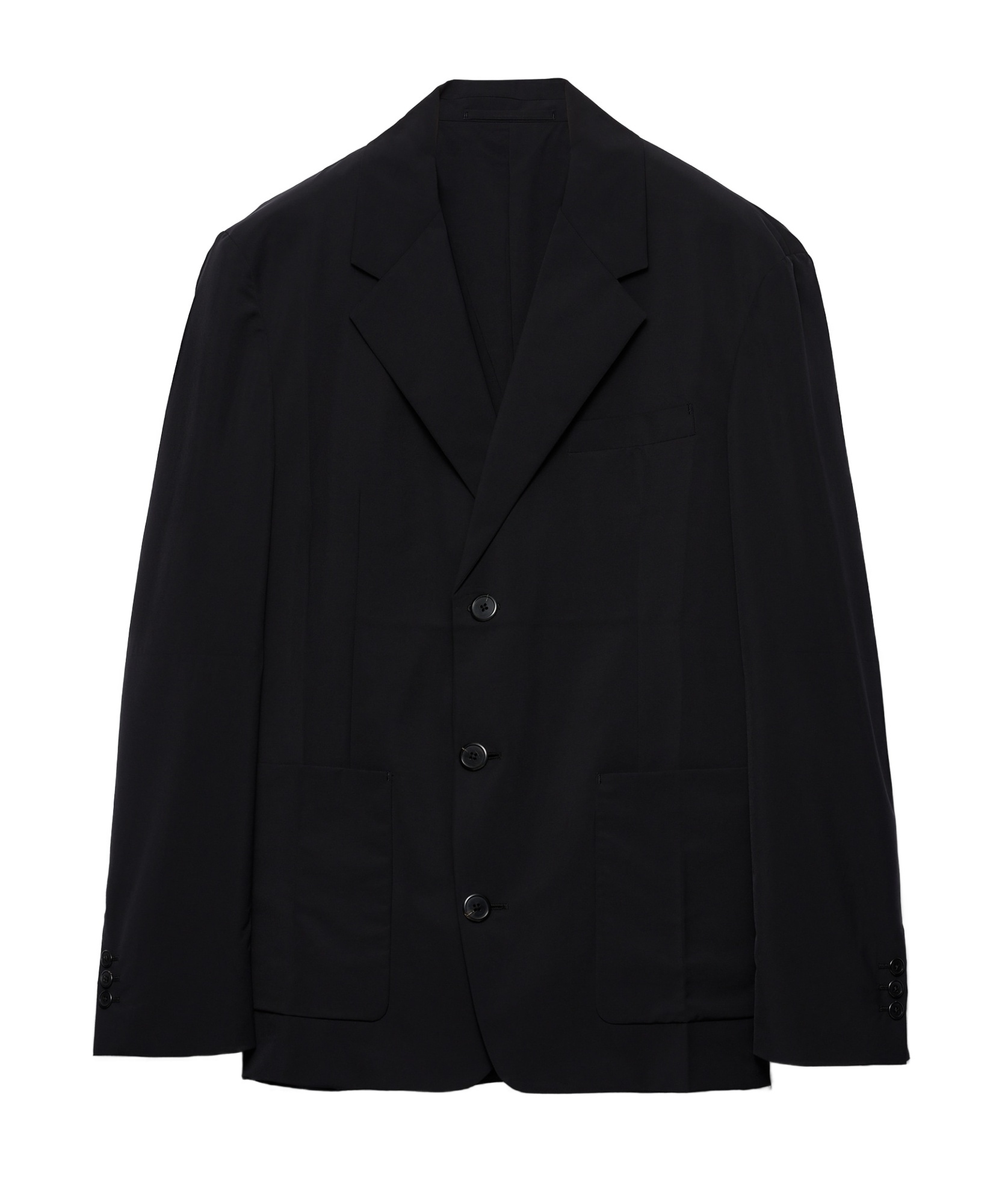 PRADA SINGLE-BREASTED WOOL BLEND JACKET