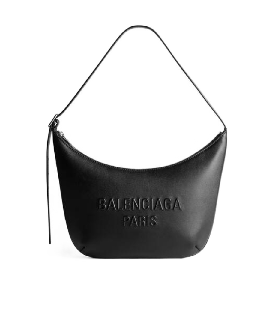 Balenciaga Mary-kate Shoulder Bag In Calf Leather In Black