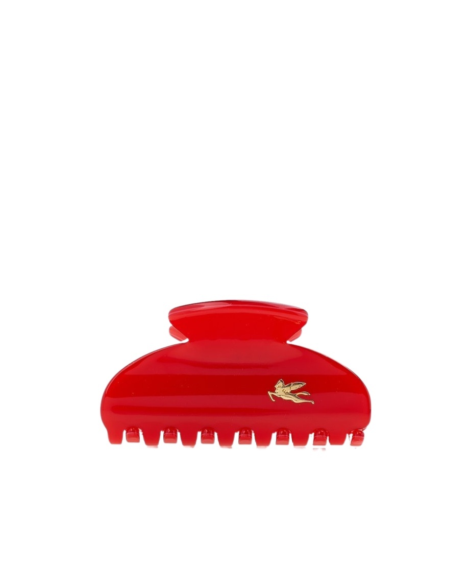 Etro Logo Hair Accessories In Red