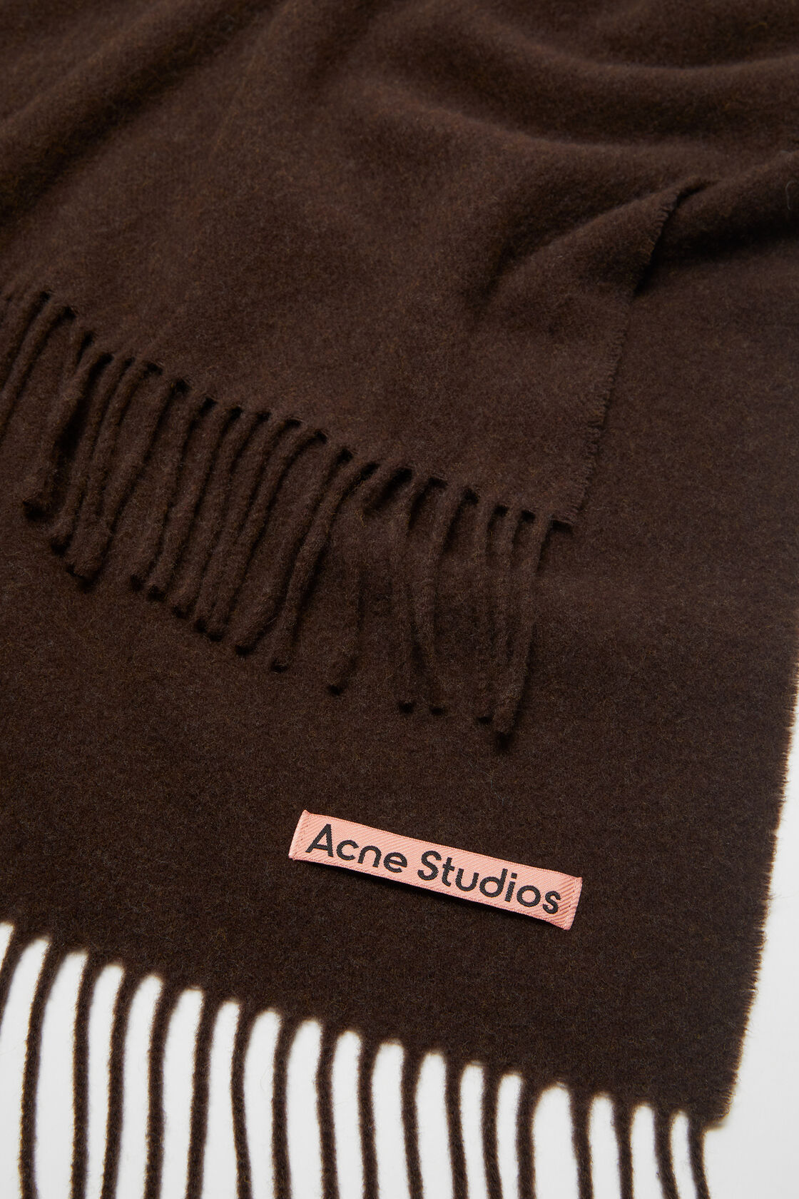 Shop Acne Studios Logo-patch Scarf In Black