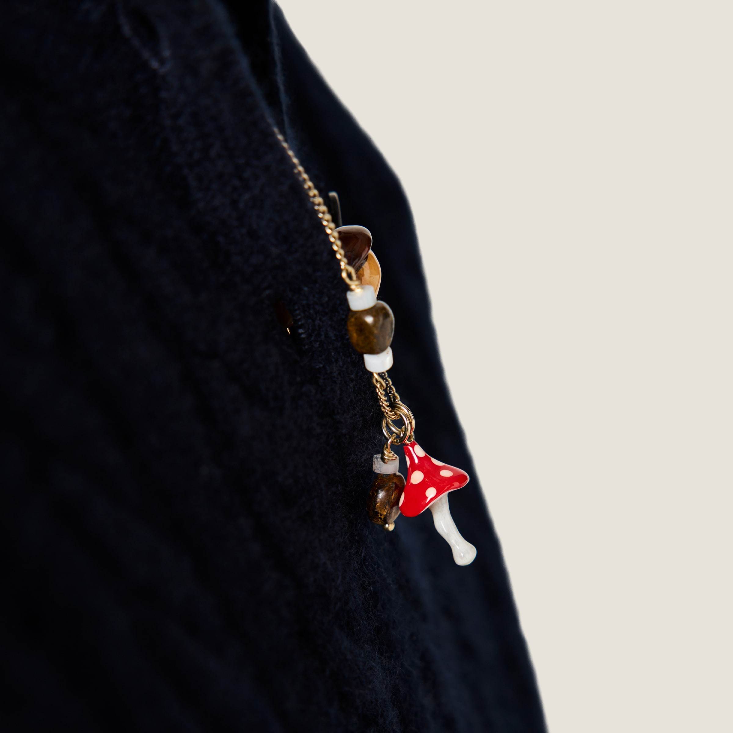 Miu Miu Pendant Necklace In Yellow