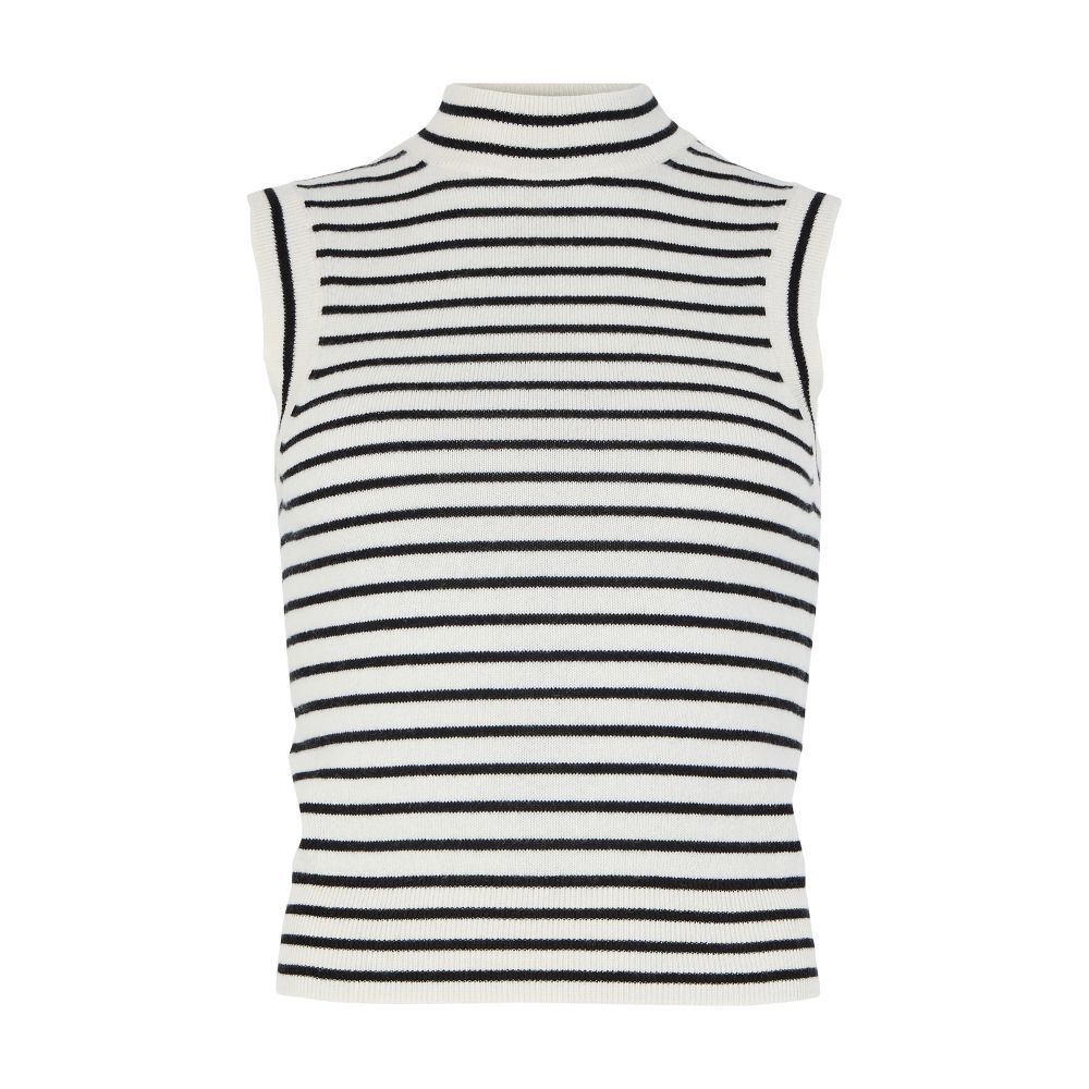 Nili Lotan Striped Vest In White