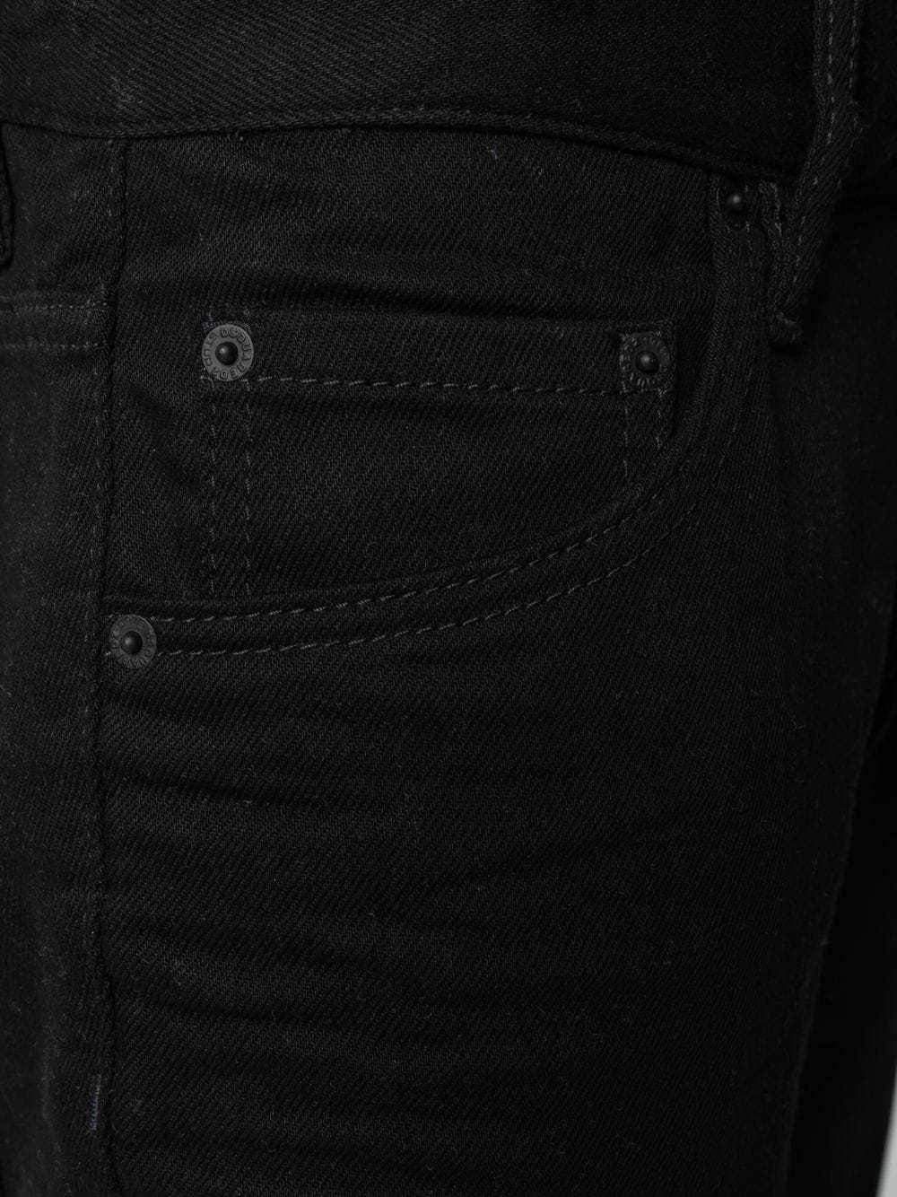 Dsquared2 Sailor Cropped Jeans In Black