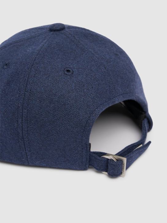 Jacquemus Logo Hat In Blue