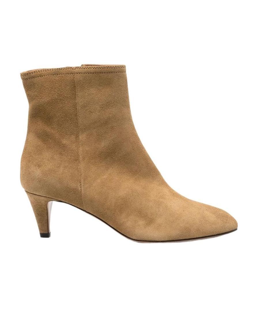 Isabel Marant 65mm Suede Ankle Boots In Brown