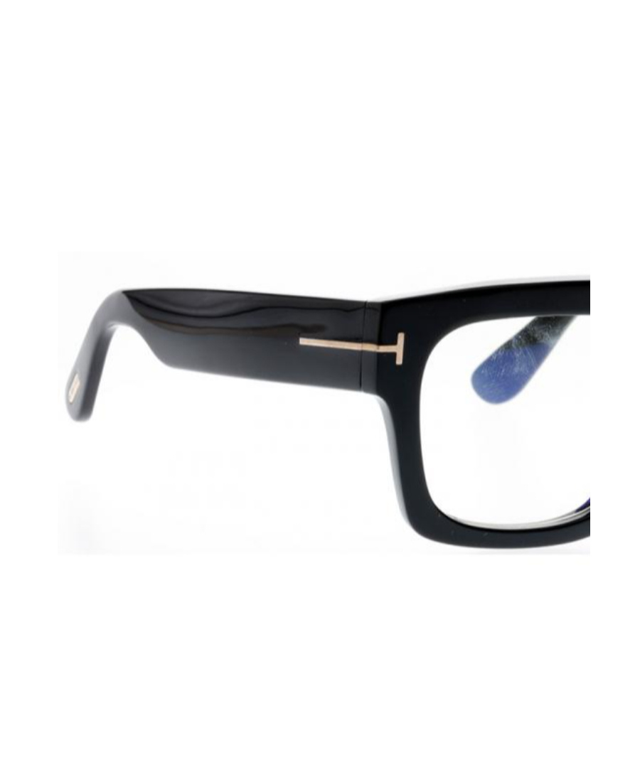 Tom Ford Chunky Square Frame Glasses In Black