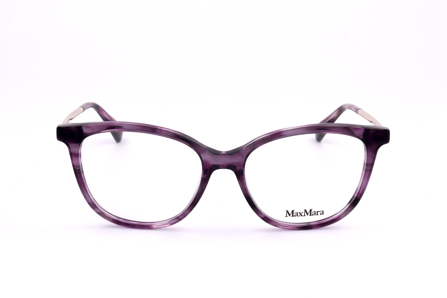Shop Max Mara Square Frame Glasses In White