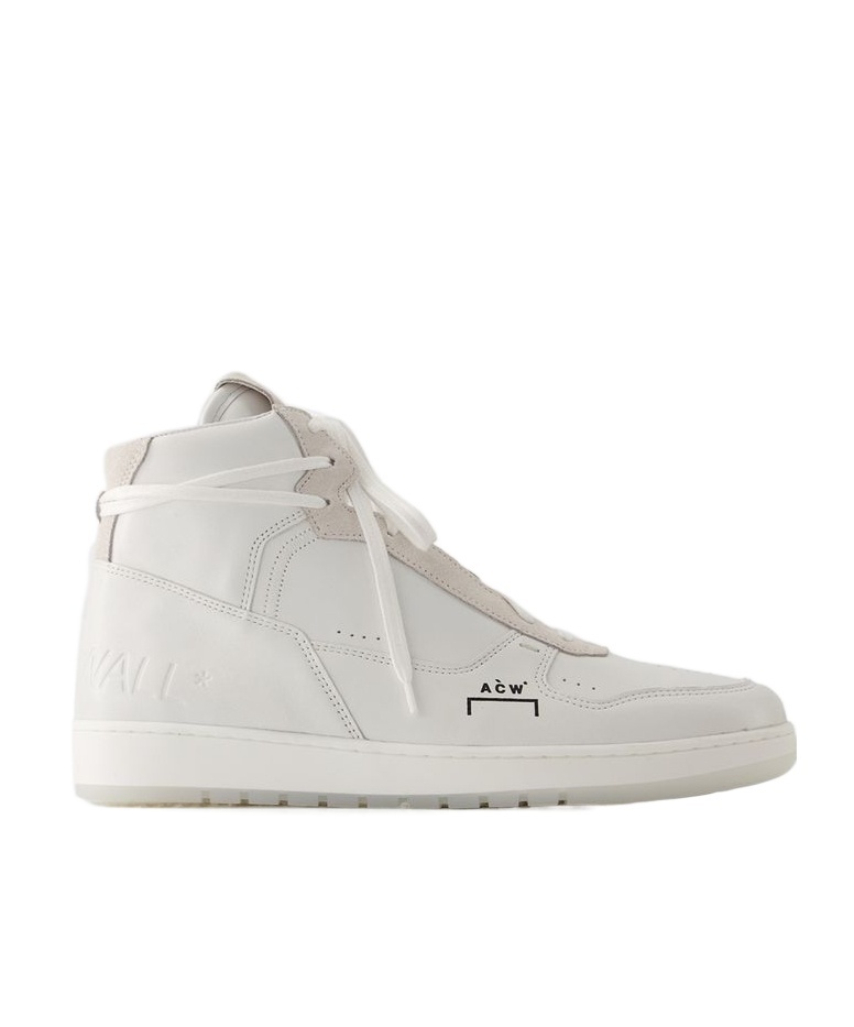 A-cold-wall* Luol High-top Leather Sneakers In White