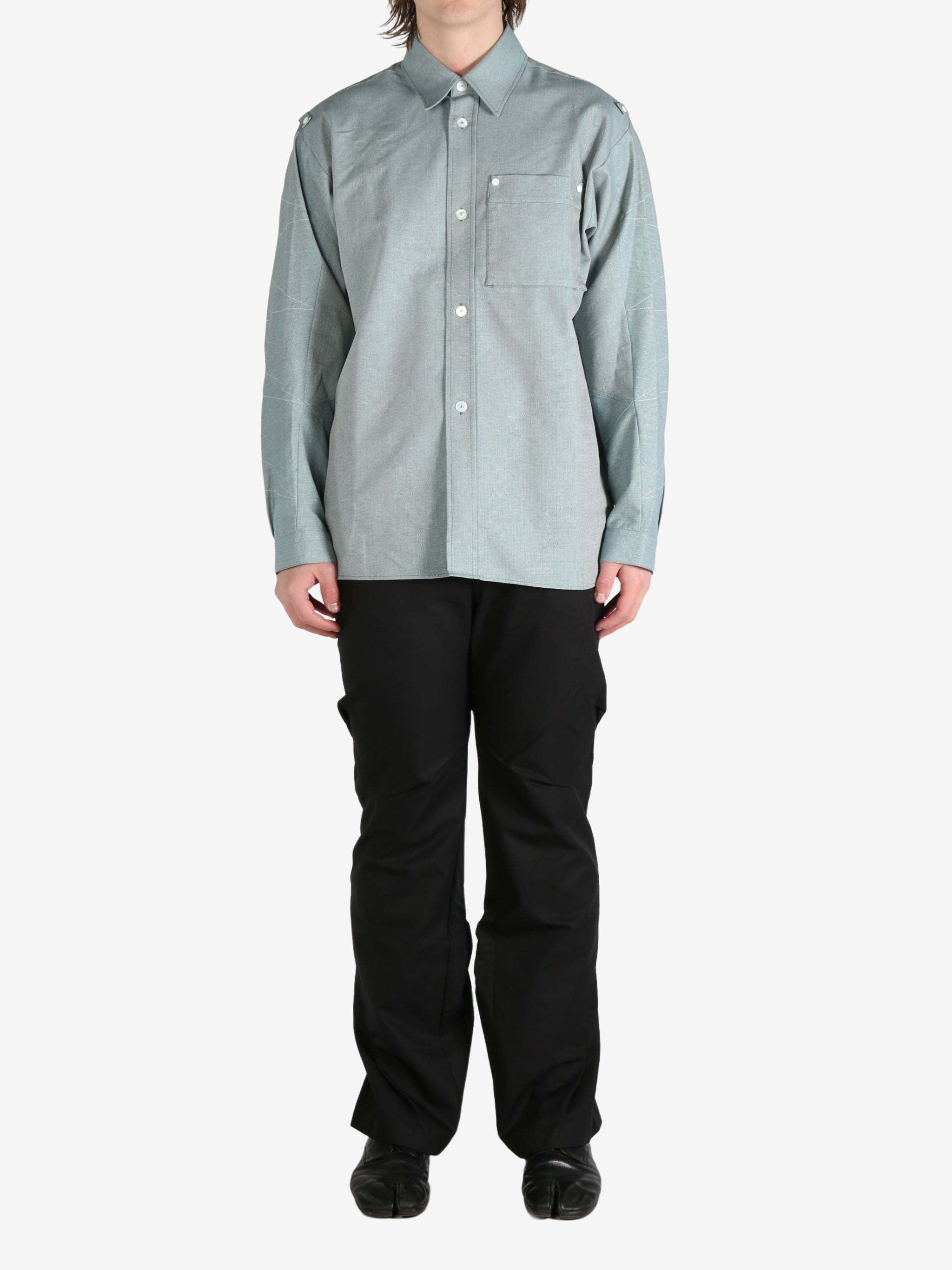 Kiko Kostadinov Solva Shirt In Gray