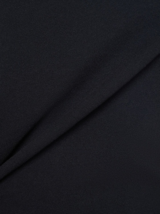Khaite Samson Cotton Knitted T-shirt In Black