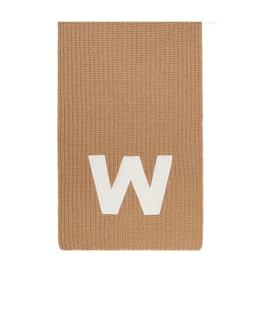 Weekend Max Mara Wool Yarn Scarf In Brown