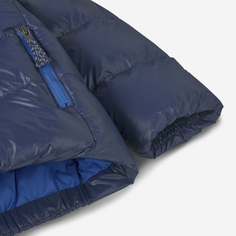 Patagonia Padded Hooded Jacket In Blue