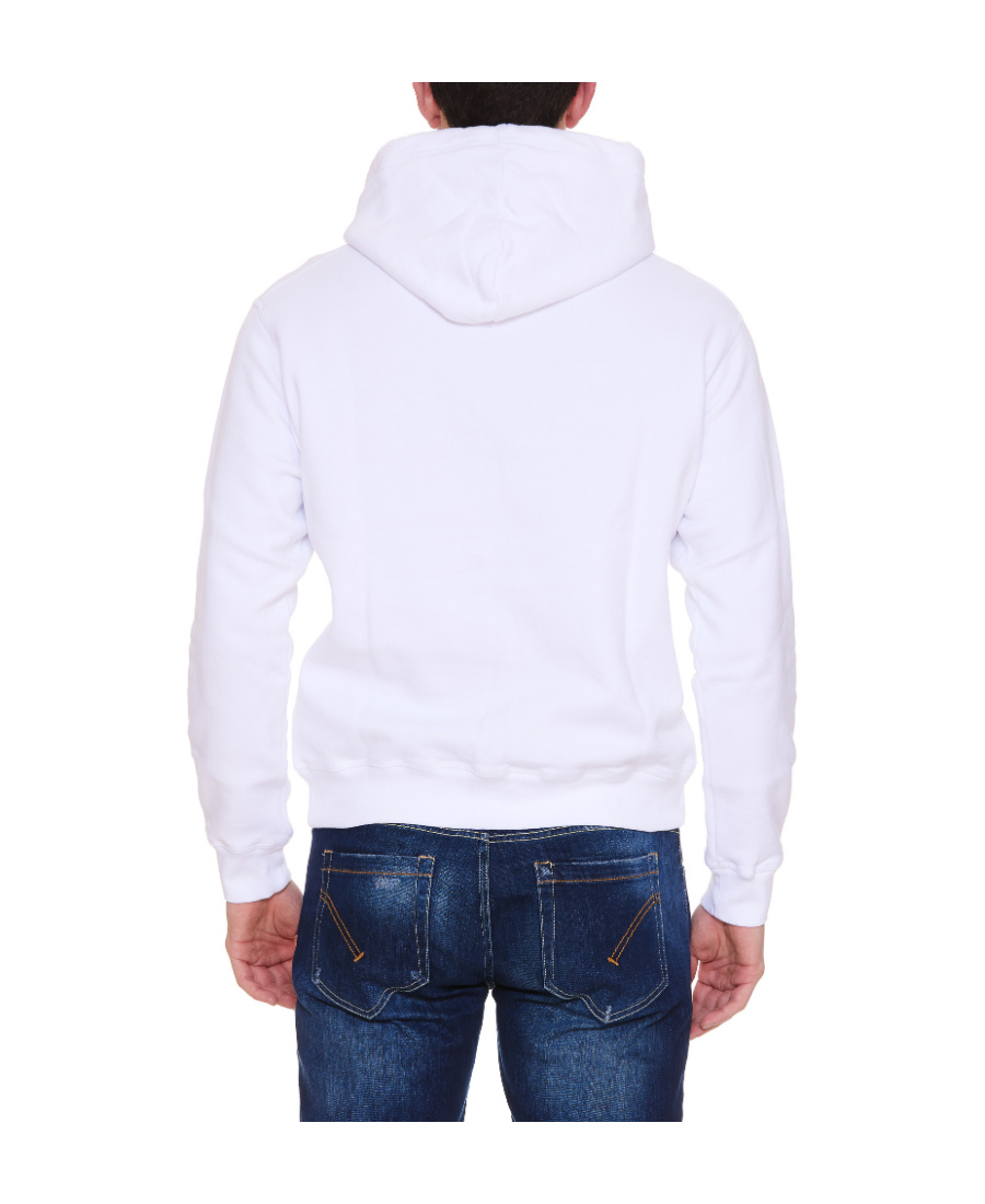 Dsquared2 Logo-print Hoodie In Purple