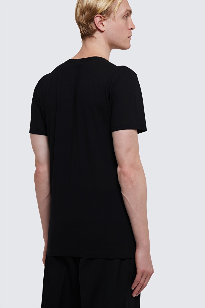 JIL SANDER JIL SANDER LOGO PRINTED CREWNECK T-SHIRT