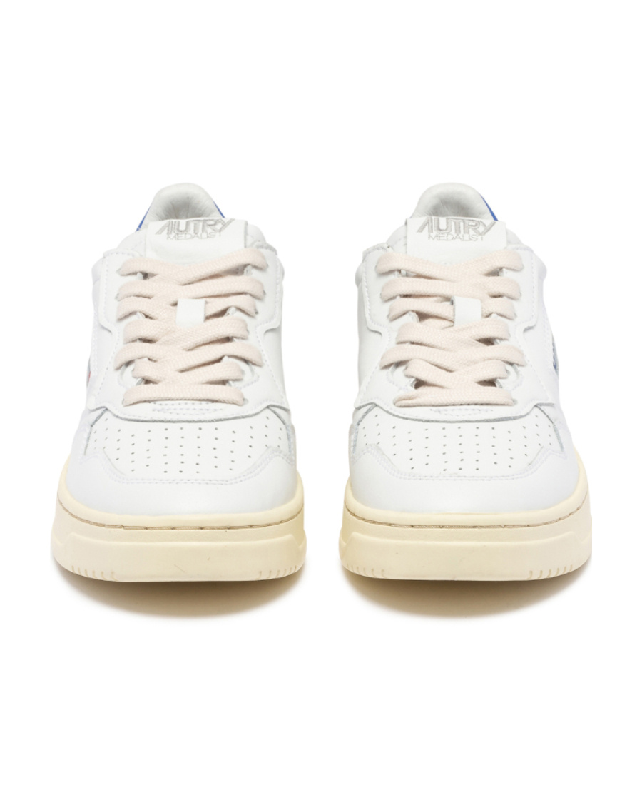 Autry Logo Lace Up Sneakers In White